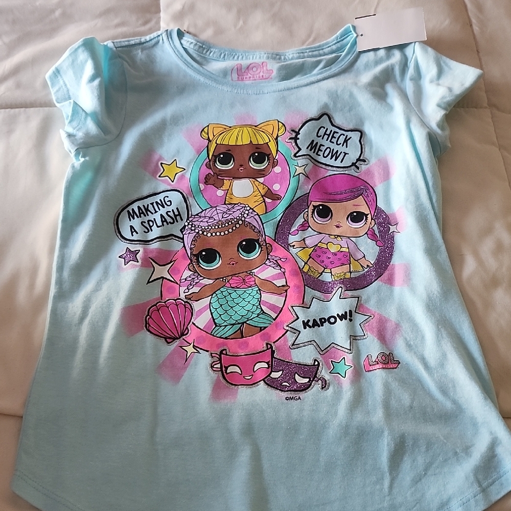 L.O.L. Surprise! Light Blue Graphic Tee